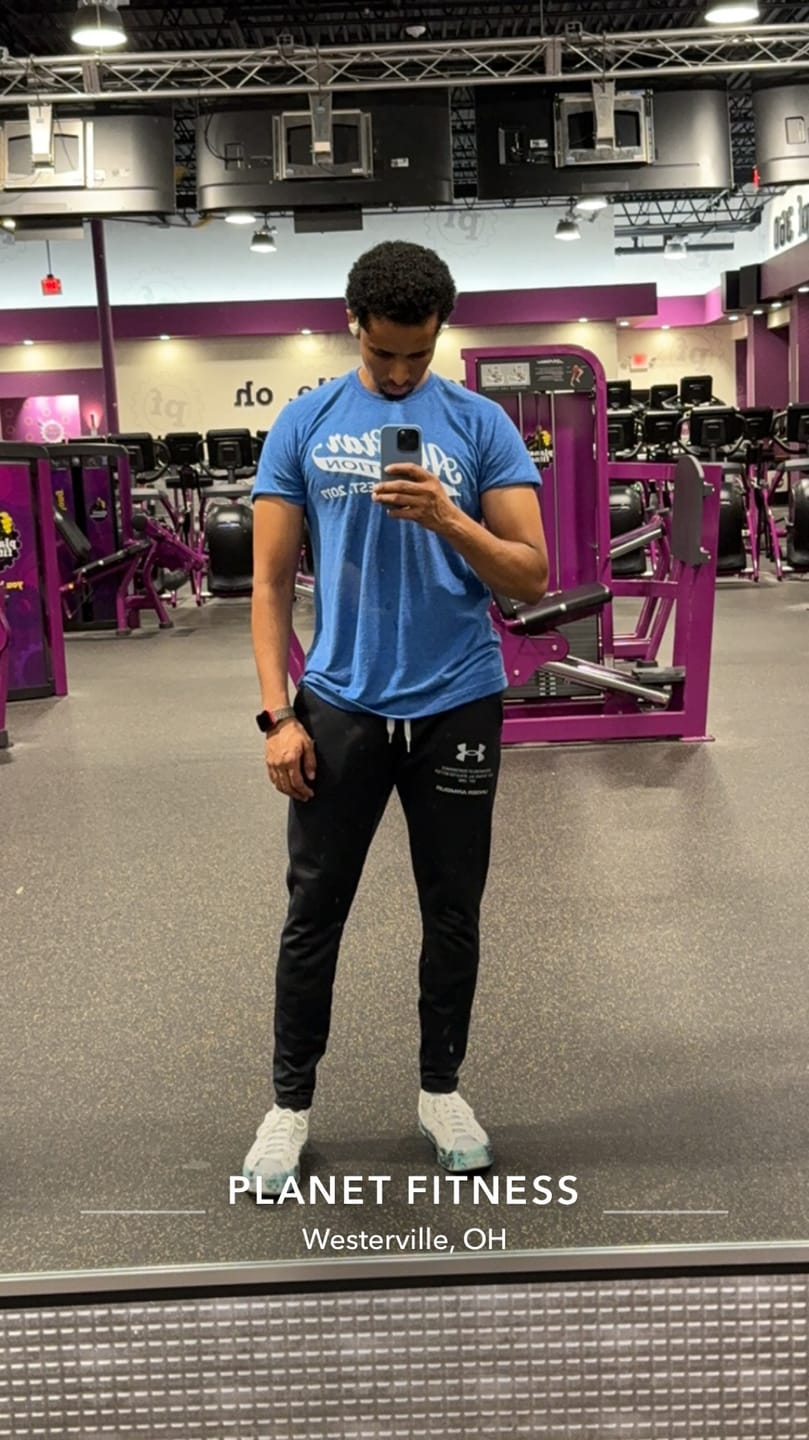Customer photo review of All Star Nutrition Cursive Design Every Day Tee