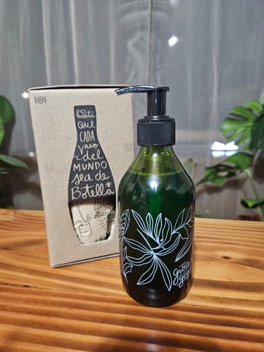Customer photo review of Dispensador Unitario Floral Verde Contorno