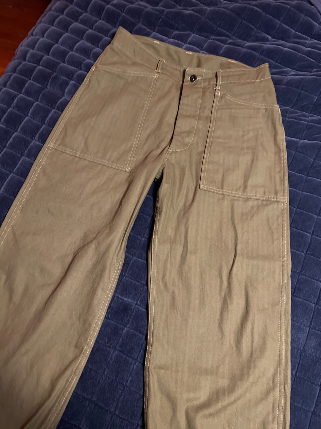 Customer photo review of USMC P-41 HBT Utility Fatigue Trousers
