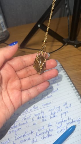 Customer photo review of CrystalHarmony Necklace