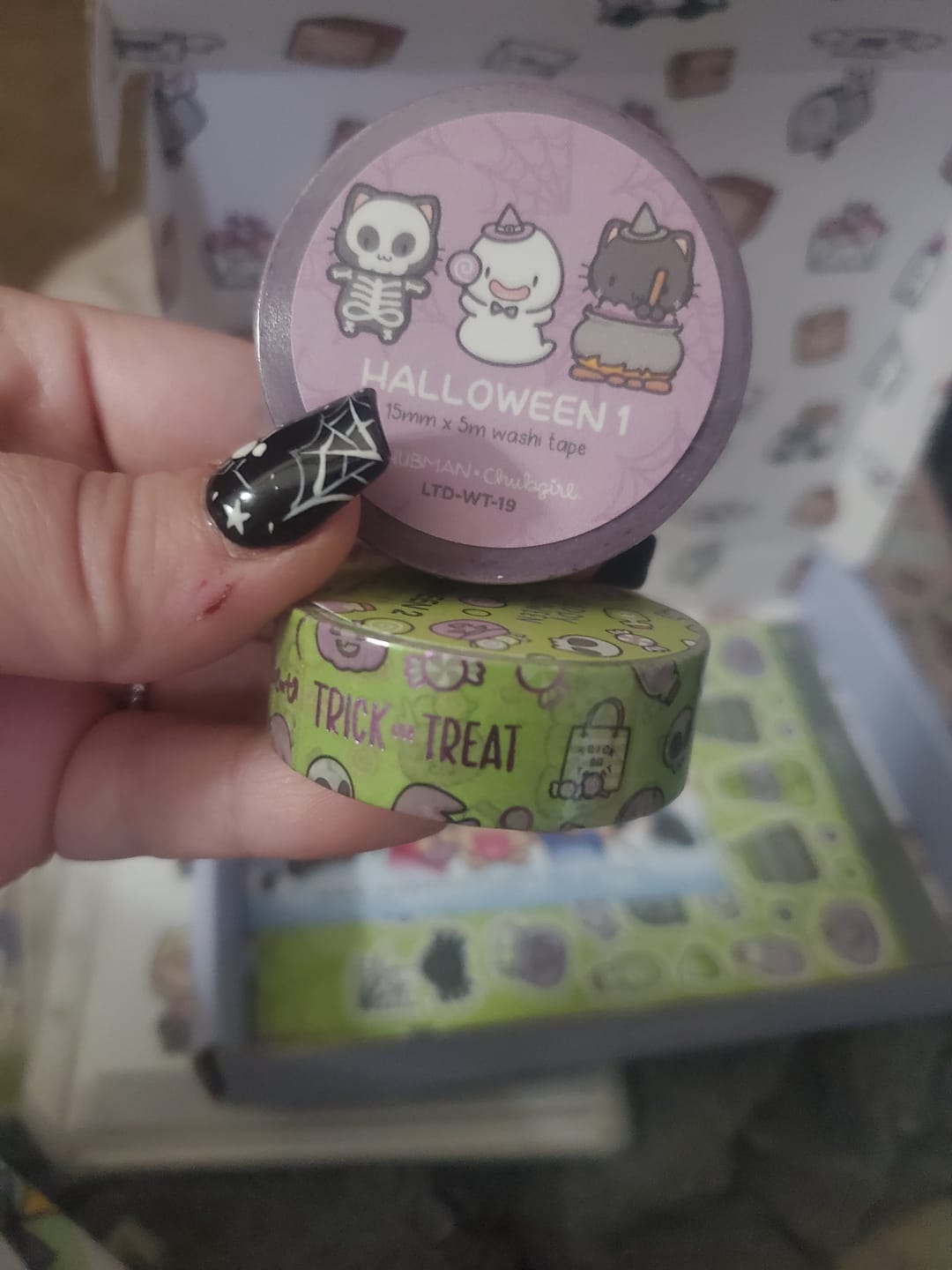 Customer photo review of Halloween 2023 Washi Tape (Set of 2)