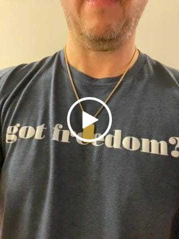 Customer video review of Matte Modern Dog Tag