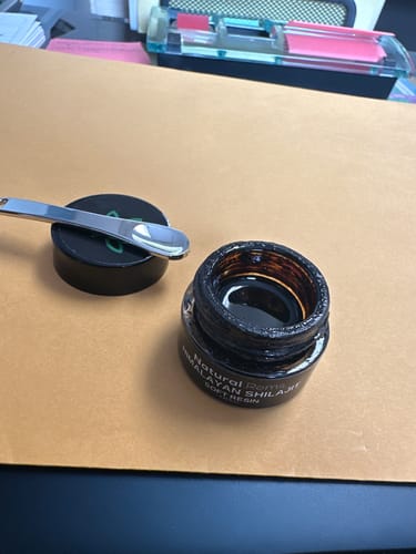 Customer photo review of Grade A Shilajit Resin