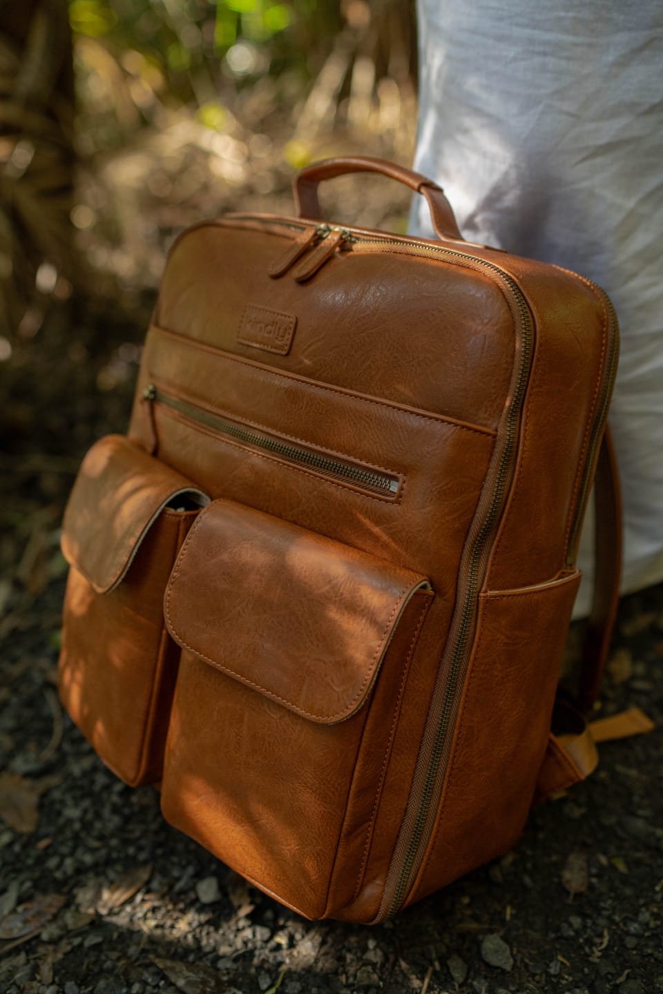Customer photo review of The Jenessa - Our Full Size Camera Backpack (BLACK is a pre-order for late October Shipping)