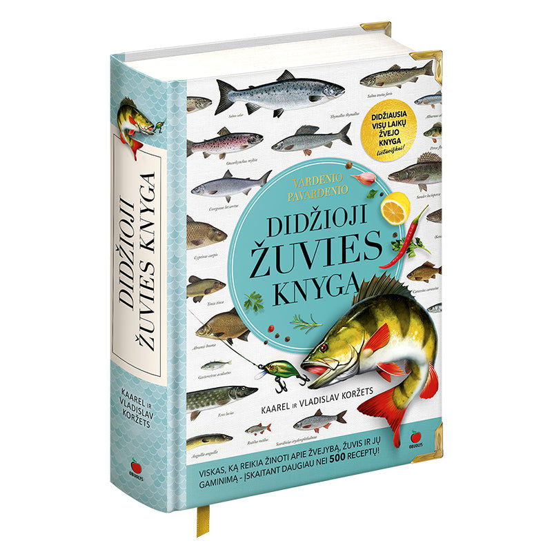 Customer photo review of Didžioji žuvies knyga: šimtai žuvų, žūklės patarimų + receptai – beveik 3 kg XXL spalvotai iliustruotoje knygoje