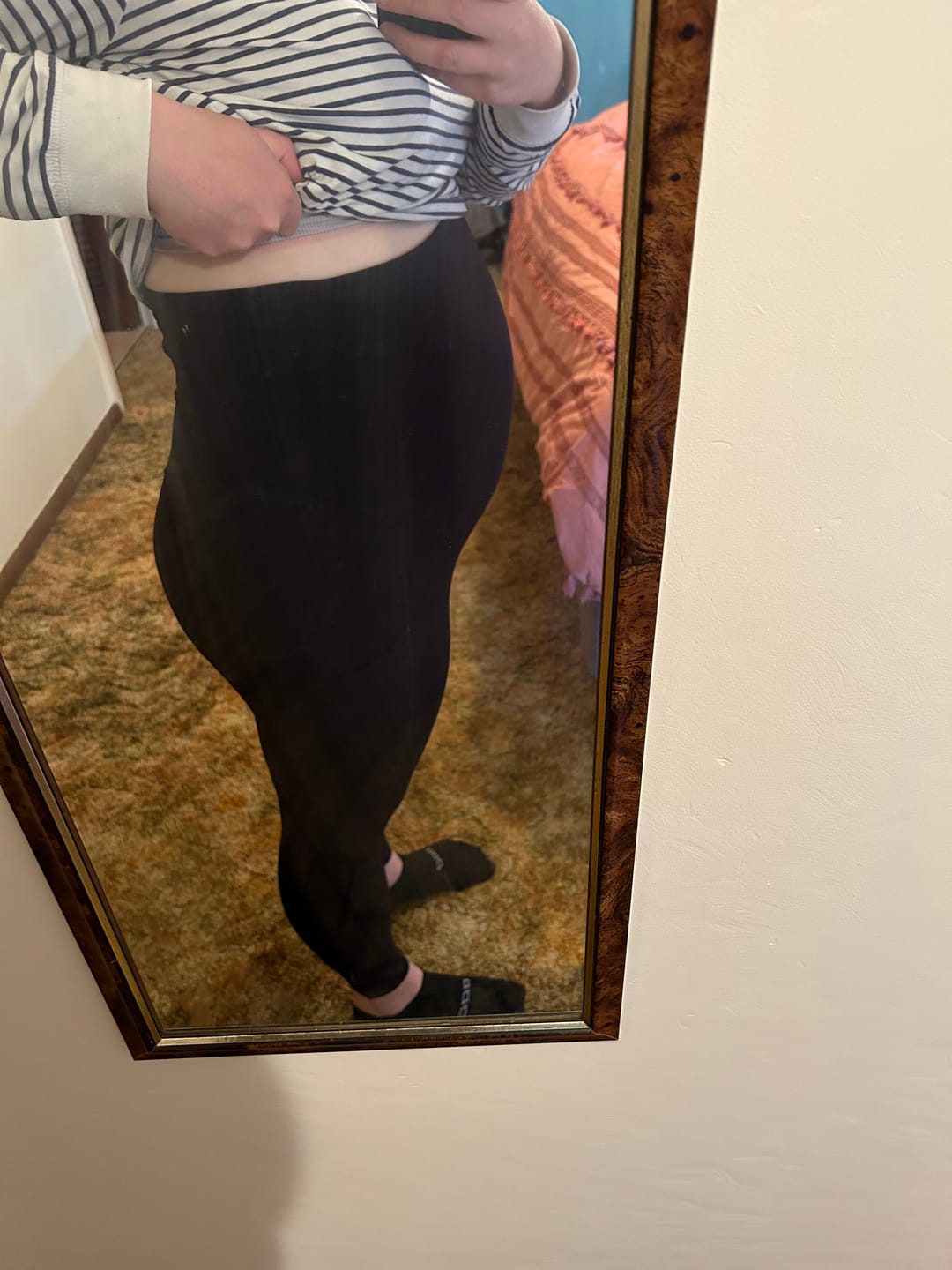 Customer photo review of pregnancy tight