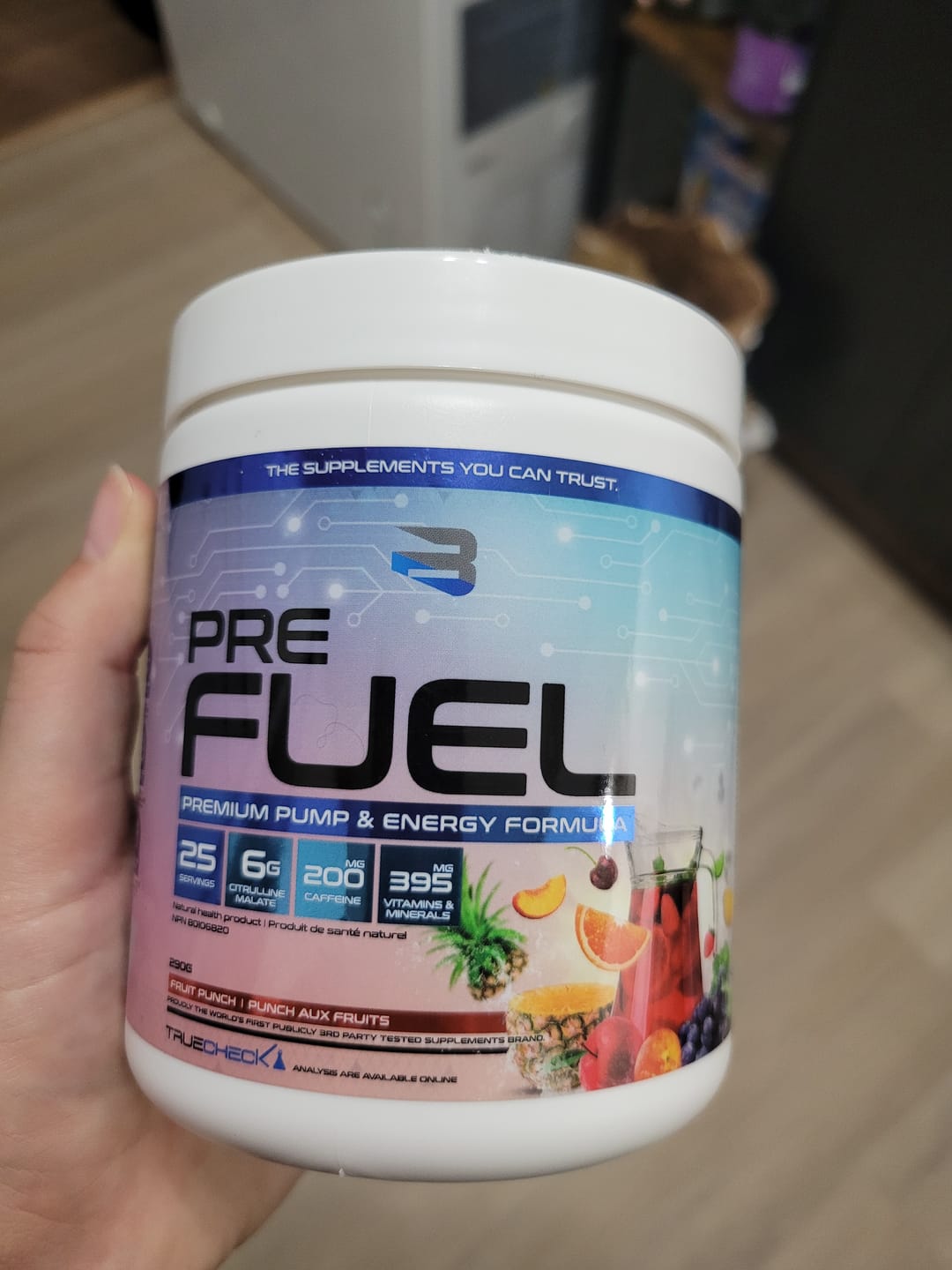 Customer photo review of Believe - Pre Fuel 290g