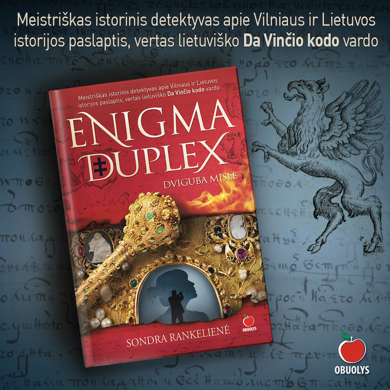 Customer photo review of Enigma Duplex – dviguba mįslė: lietuviško Da Vinčio kodo vertas meistriškas istorinis detektyvas