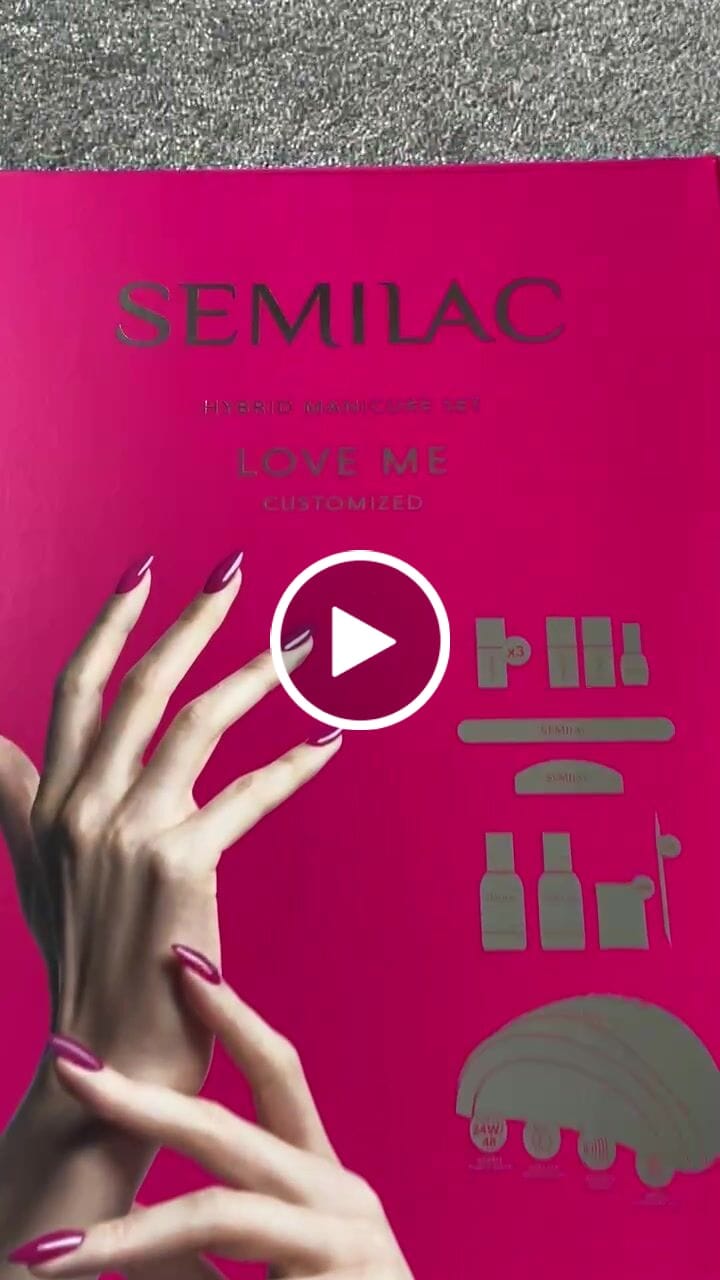 Customer video review of Semilac UV Gel Polish Starter Set LOVE ME