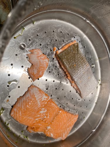 Customer photo review of Popsie's Wild Caught Alaska Sockeye Salmon Portion Box (choose 5, 10 or 25 lbs)