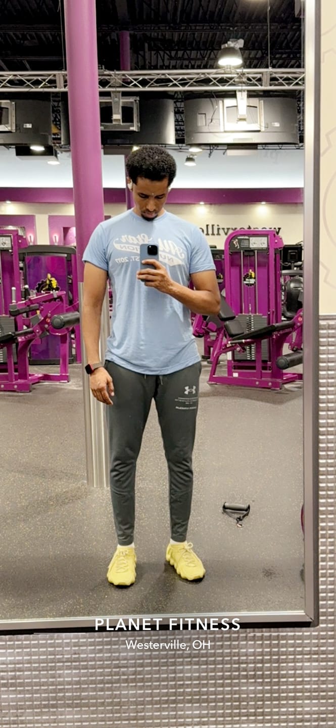 Customer photo review of All Star Nutrition Cursive Design Every Day Tee