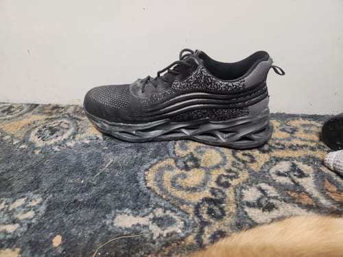 Customer photo review of Maven Steel Toe Comfy Work Sneakers