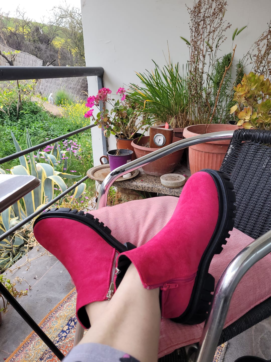 Customer photo review of BOTÍN FUCSIA 35922