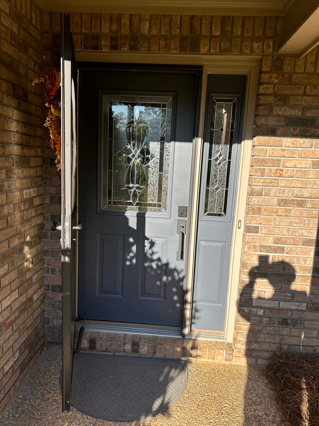 Customer photo review of Wexford Glass and Frame Kit (Half Lite 24" x 38" Frame Size)