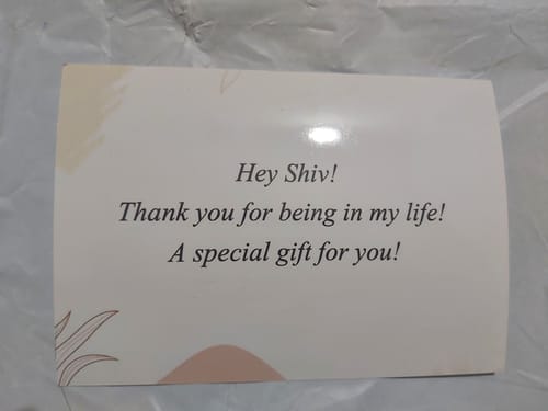 Customer photo review of Premium Quality Textured Men's Wallet With Name & Charm