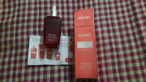 Customer photo review of DR RASHEL Skin Care AHA BHA Miracle Renewal Rejuvenation Face Serum 30ml