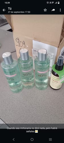 Customer photo review of Agua Micelar 5 en 1 250ml