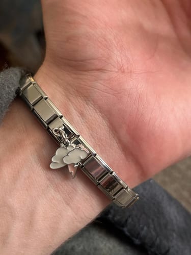 Customer photo review of Original Italian Charm Bracelet