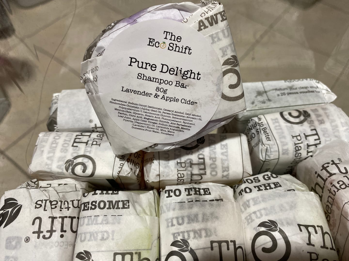 Customer photo review of Hair Grower Shampoo Bar Pure Delight