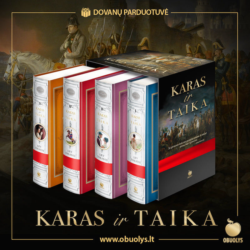 Customer photo review of Karas ir taika: visi 4 tomai aukščiausios prabos literatūros kolekcinėje dėžutėje