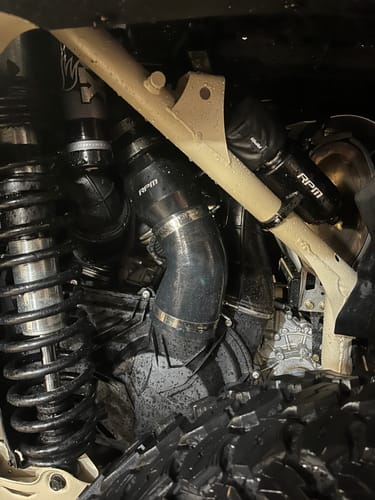 Customer photo review of RPM Can-Am Maverick X3 "ECF" Electric Clutch Blower Fan Kit ~ Lower Clutch / Belt Temperature