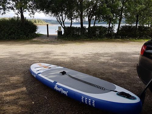 Customer photo review of Aquaplanet MAX 10’6″ Inflatable Paddle Board Package - Orange