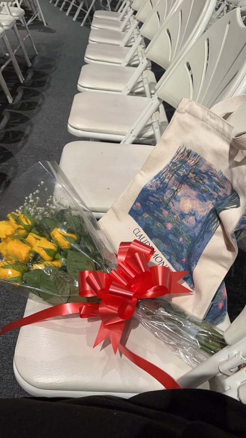Customer photo review of Claude Monet "Water Lilies" - Tote Bag