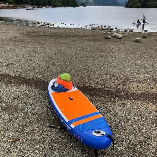 Customer photo review of Aquaplanet MAX 10’6″ Inflatable Paddle Board Package - Orange