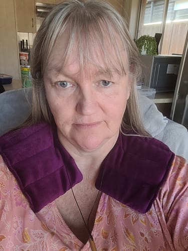 Customer photo review of ShoulderBliss Scent Free Neck & Shoulder Heat Pack & Neck Wrap