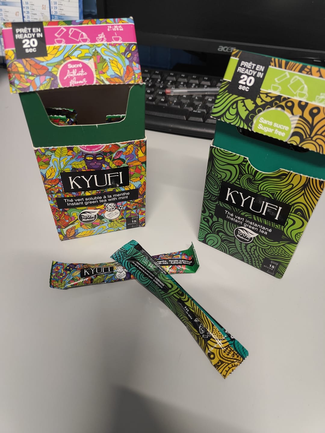 Customer photo review of Thé Vert Instantané  - Sans Sucre