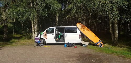 Customer photo review of Aquaplanet MAX 10’6″ Inflatable Paddle Board Package - Orange