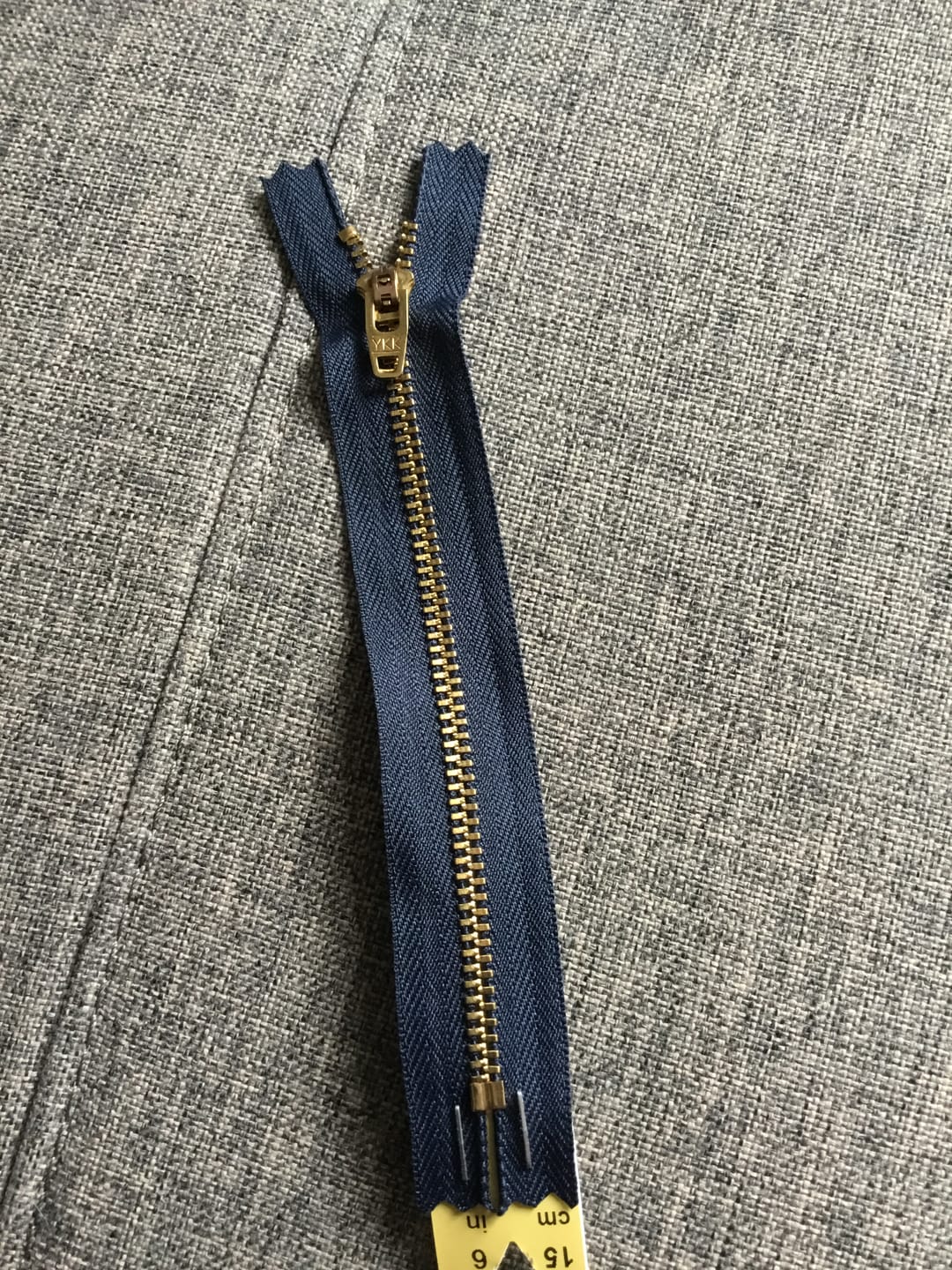 Customer photo review of YKK Vislon Heavyweight Open End Zip