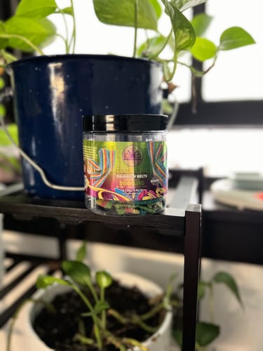 Customer photo review of DELTA-8 THC GUMMIES RAINBOW BELTS