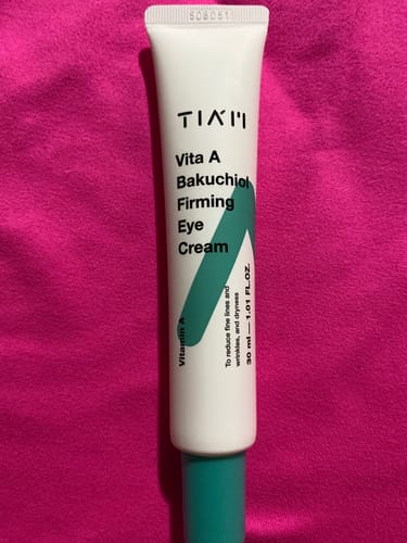 Customer photo review of Vita A Bakuchiol Firming Eye Cream 30ml