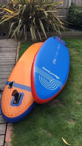 Customer photo review of Aquaplanet MAX 10’6″ Inflatable Paddle Board Package - Orange