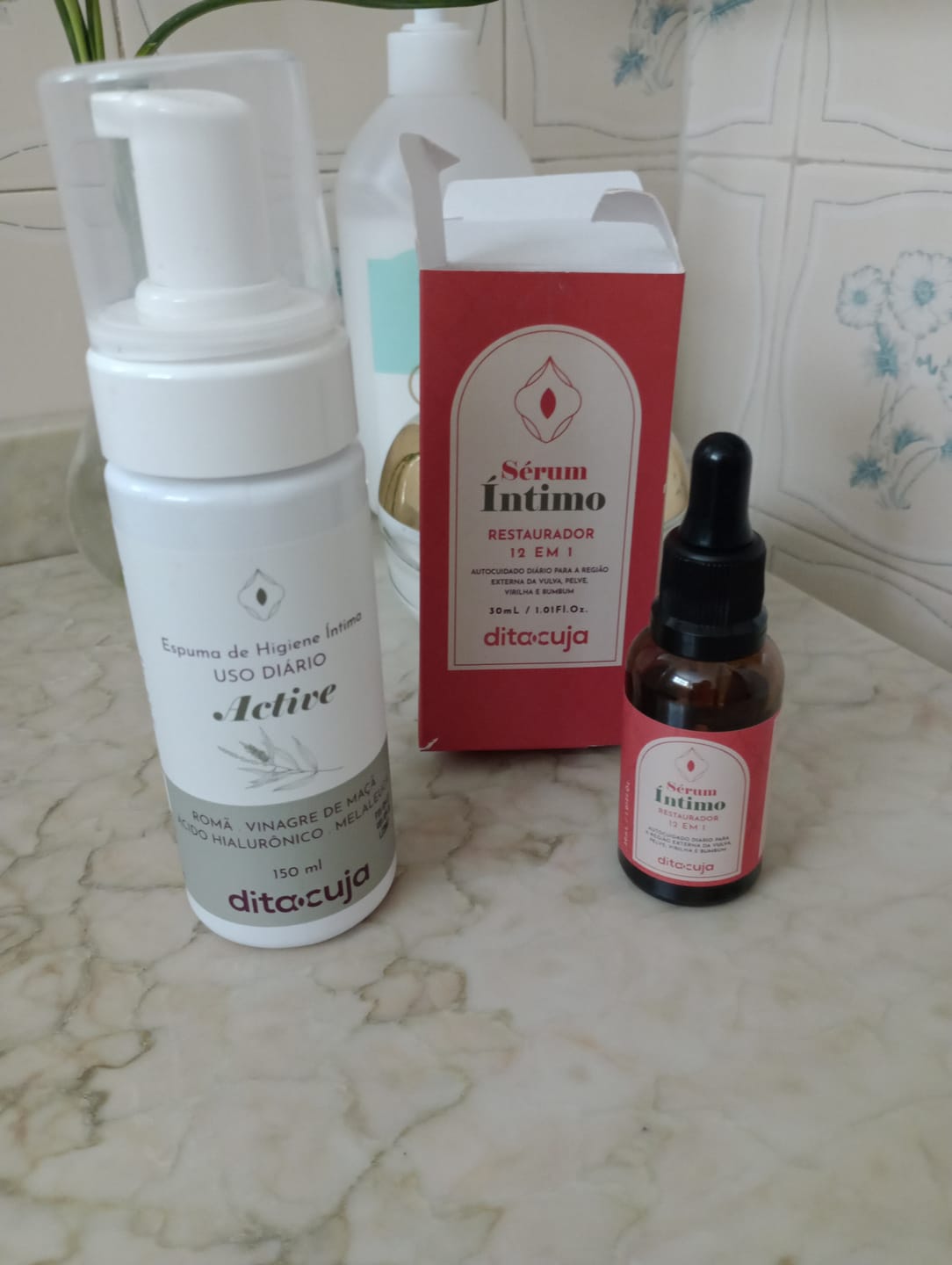 Customer photo review of Sérum Íntimo Regenerador 12 em 1