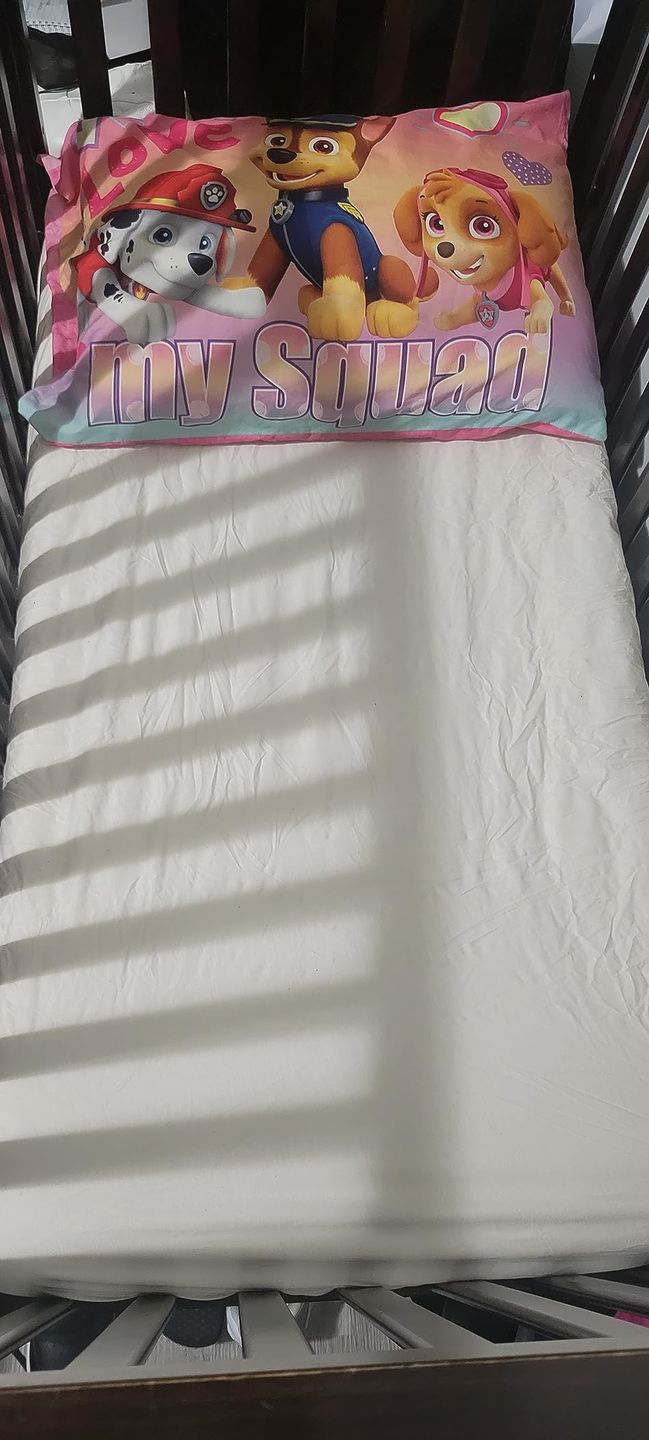 Customer photo review of 2-Pack Isla [Protect+] Waterproof Crib Sheets