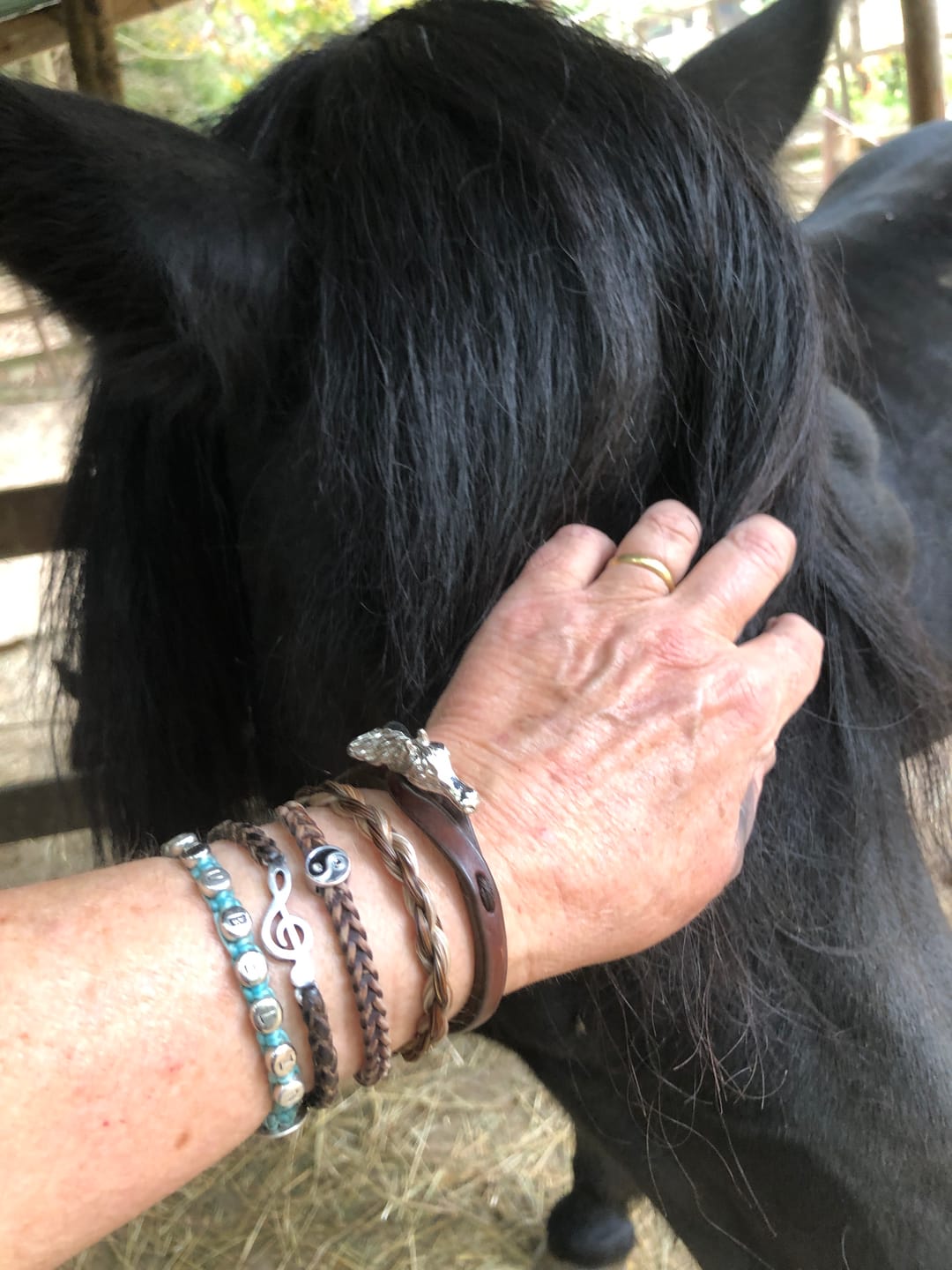 Customer photo review of Bracciale pelle Geo Cavallo Tulsi