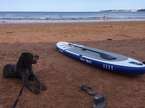 Customer photo review of Aquaplanet MAX 10’6″ Inflatable Paddle Board Package - Orange