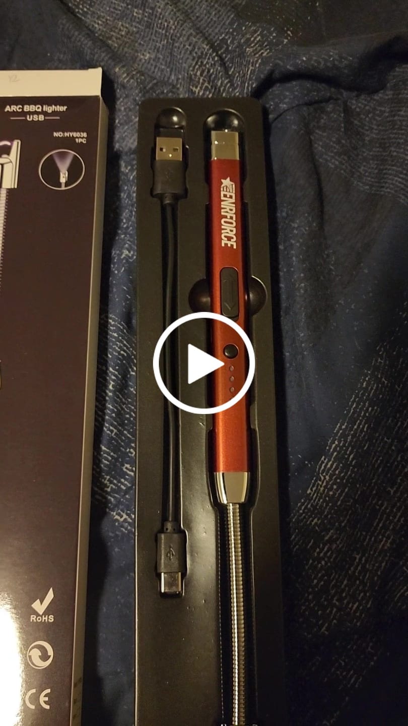 Customer video review of 360 Degree Household Arc Lighter