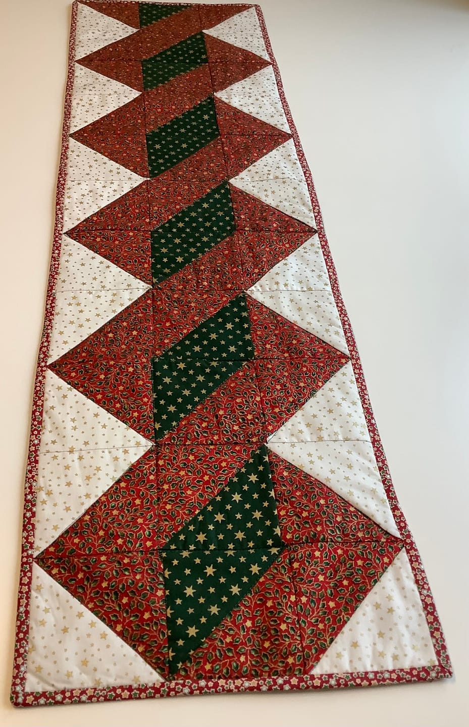 Customer photo review of Gold Stars Cotton Fabric