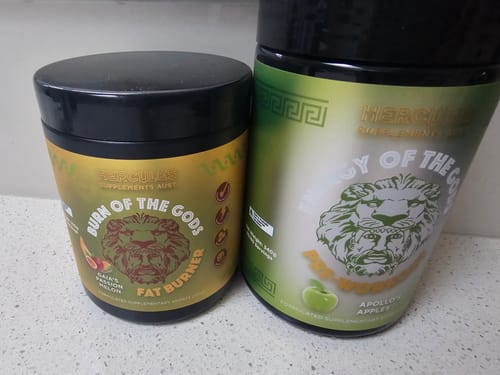 Customer photo review of Burn of the Gods - Fat Burner