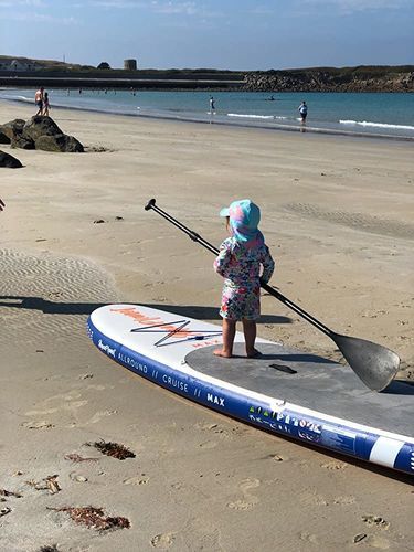 Customer photo review of Aquaplanet MAX 10’6″ Inflatable Paddle Board Package - Orange