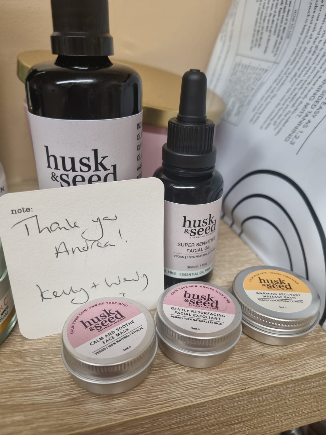 Customer photo review of Super Sensitive Cleanse & Moisturise Oils (Save 10%)