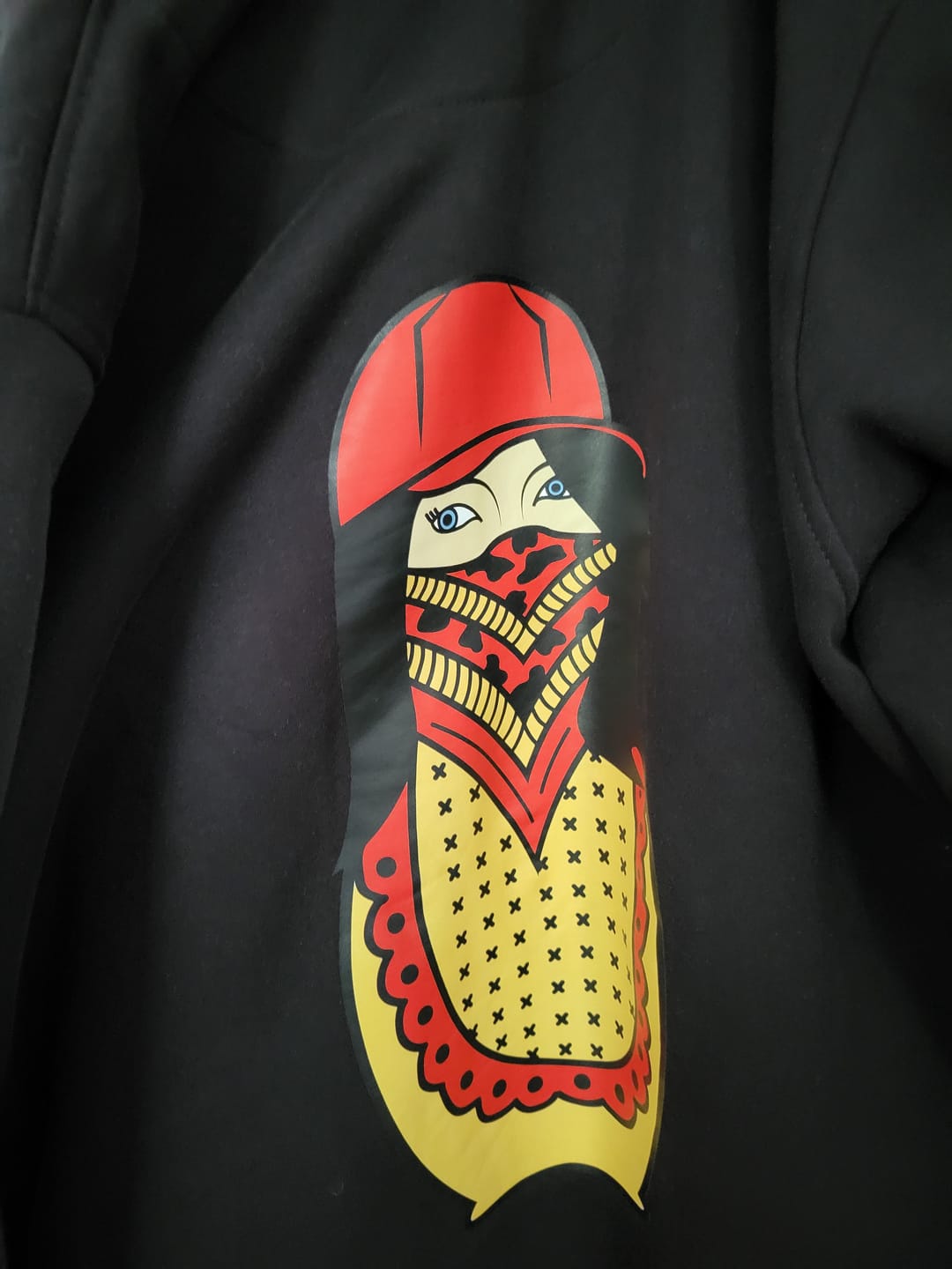 Customer photo review of Matryoshka Herren Zip Hoodie mit Reißverschluss schwarz by SAEBIS®