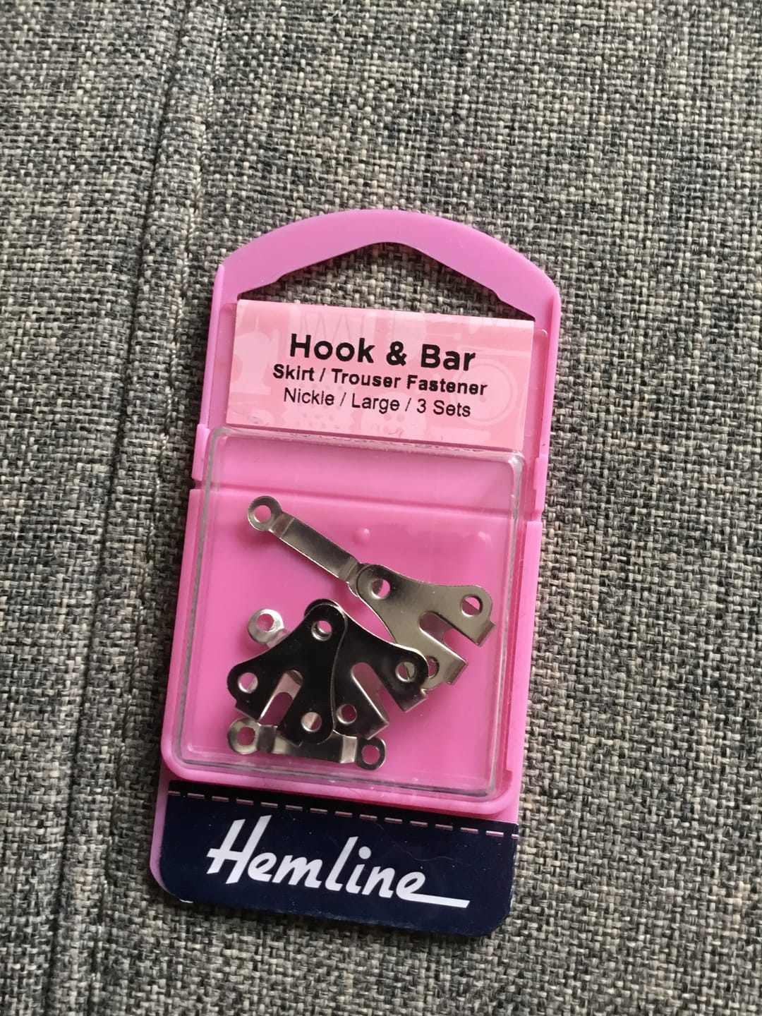 Customer photo review of Hemline Skirt/Trouser Hook and Bar Fasteners