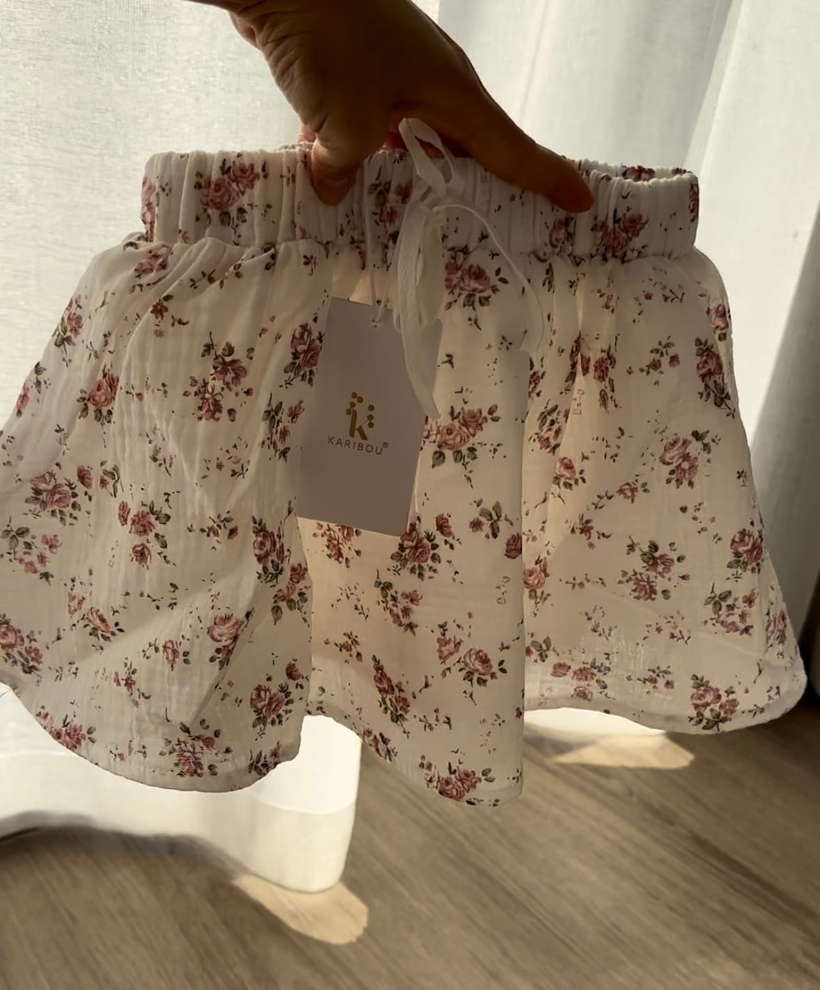 Customer photo review of Dance and Play Cotton Skirt - Flower Fantasy