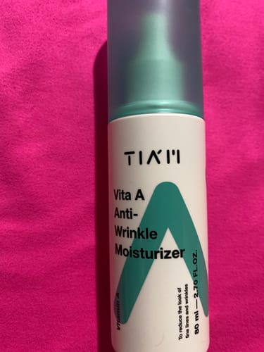 Customer photo review of Vita A Anti-Wrinkle Moisturizer 80ml