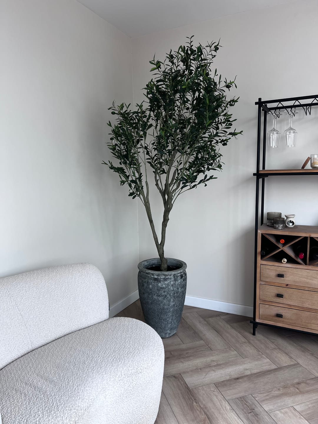 Customer photo review of Kunst Olijfboom 210cm