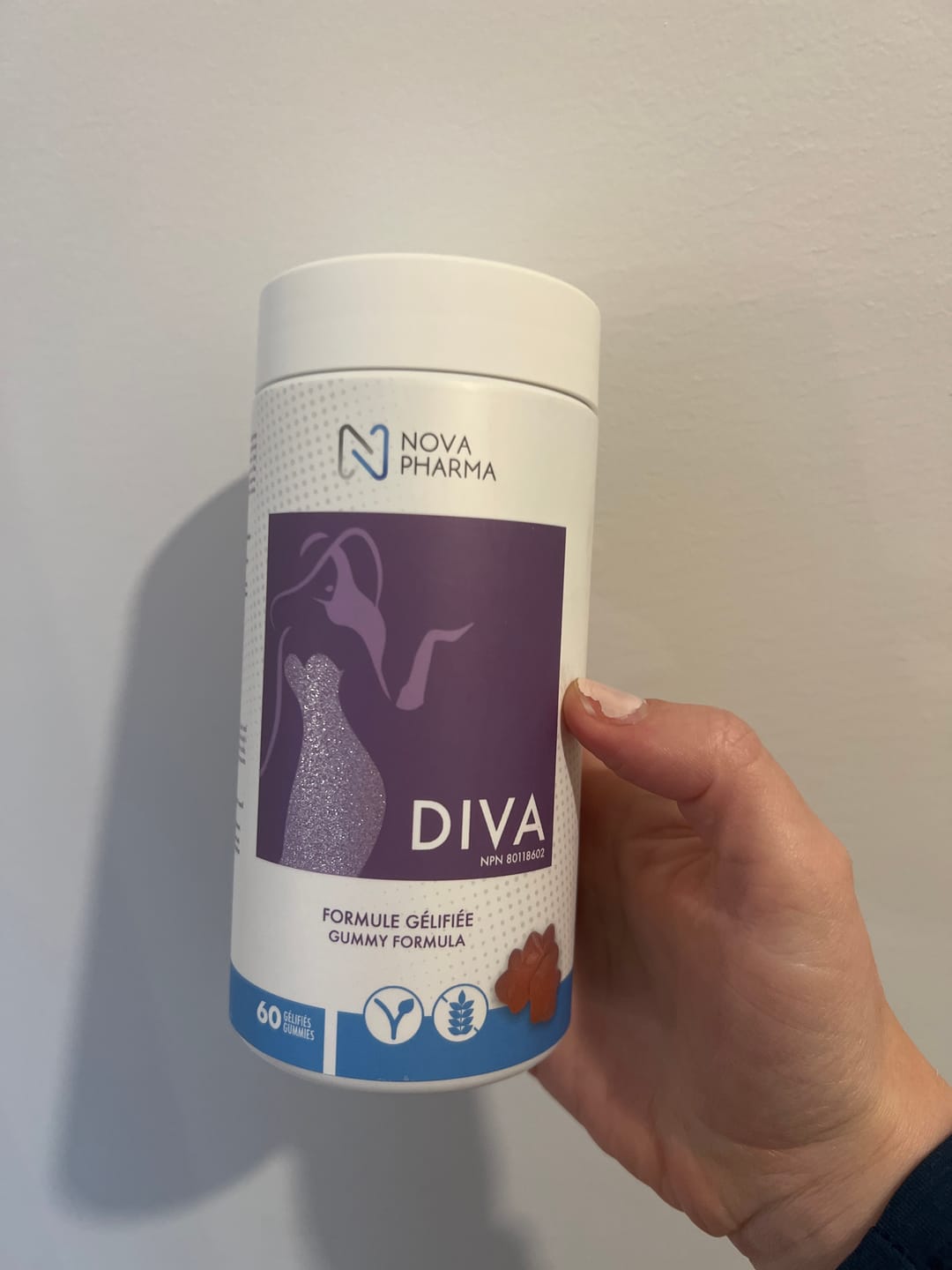 Customer photo review of Nova Pharma - Diva Jujubes à la biotine (60 jujubes)